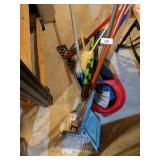 O-Cedar Mop & Bucket + Other Brooms & Dusters