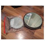 Vintage Filigree Mirror Vanity Tray +