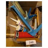 (3) Caulking Guns & (4) Tubes Of Caulk