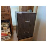 Two Drawer File Cabinet Particle Board -**