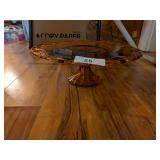 Vintage Indiana Glass Open Lace Cake Plate