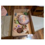 Assorted Bird Figurines & Bird Plate