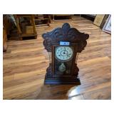 Vintage Wall Clock Has Key