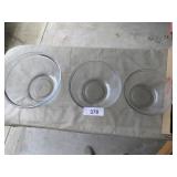 3 Pc. Anchor Hocking Nesting Bowls