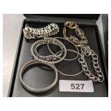 (8) Costume Jewelry Bracelets