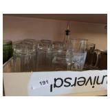 Clear Ice Tea Glasses, Vinegar Dispenser & Other