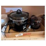 Small Crock Pot & Food Chopper