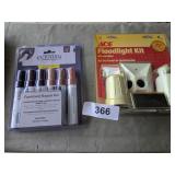 NIP Ace Floodlight & NIP Furniture Repair Kit