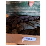 Small Green Stool, Rope, Gloves & Other