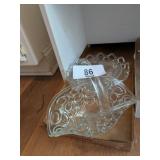 Glass Basket & Open Weave Bowl + Other