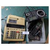 Home Phone AT&T & Desktop Adding Machine