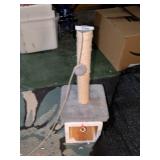 Cat Scratch Post + (2) Large Pet Beds
