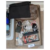 GE Tape Recorder, Phone Chargers, +