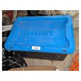 Tote w/ Lid + Bird Feed Partial