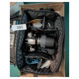 Nikon 35mm Camera w/ Extra Lenses & Bag