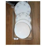 Floral Plates, Plain Plates + Bowls