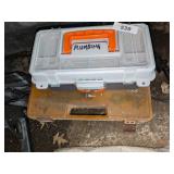 Plumbing Parts w/ (2) Cases + Toilet Seat Cover