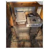 Fishing Box Lot, Small Organizer + Cart