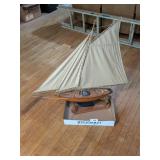 Decorative Sailboat & Stand