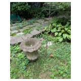 Concrete Planter + Stake Planter
