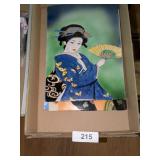 (3) Ceramic Asian Theme Art Work