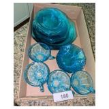 Turquoise Dinner Set For Four