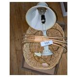 Small Pineapple Lamp + Basket