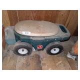 Garden Seat w/ Wheels