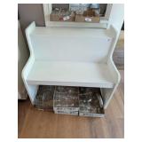 Handmade Bench Painted White