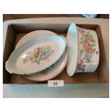 Hand Painted Plates & Serving Pieces