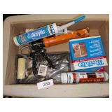 Caulking Gun, Caulking, Paint Roller & Other
