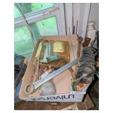 Assorted Tools & Empty Black & Decker Case