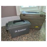 (2) Plastic Ammo Boxes