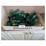 (13) Dark Green Goblets