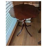 Scalloped Edge Parlor Table