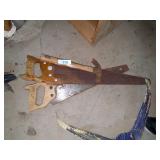(2) Hand Saws & A Hammer