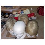 Wigs & Styrofoam Heads