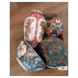 Ginger Jar & Vases w/ Asian Motif