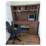 Fiberboard Computer Desk, Chair, +