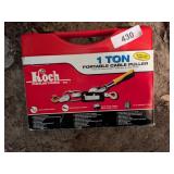 One Ton Portable Cable Puller