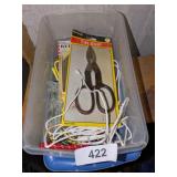 Tin Snips, Bicycle Repair Kit & Other