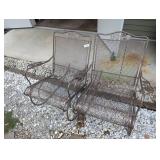 (2) Metal Outdoor Patio Rocking Chairs