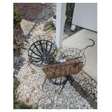 Wire Plant Stands, Deck Flower Holders
