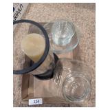 Clear Salad Bowl Sets, Tilt Candy Jar &