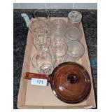 Visionware Saucepan w/ Lid + Everyday Glassware