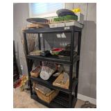 Plastic Snap Together Shelf Unit