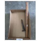 B & O Wood Ruler + Railroad Spike