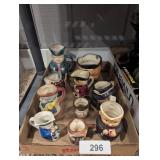 Character Pitchers - Some marked Japan