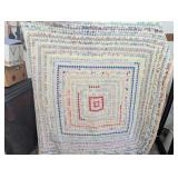 Antique Handmade Cutter Quilt / w/ 3/4" Squares*