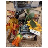 Fall Plates & Decor + Candle